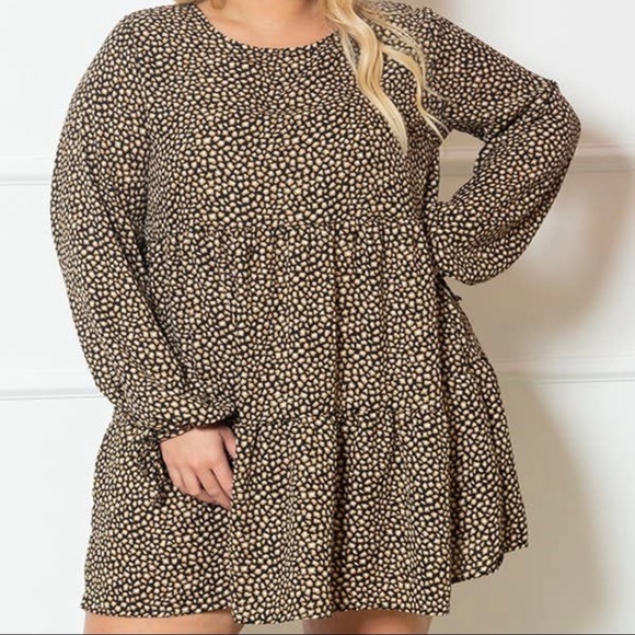 Chloe Tiered Leopard Dress - Picture 5 of 5